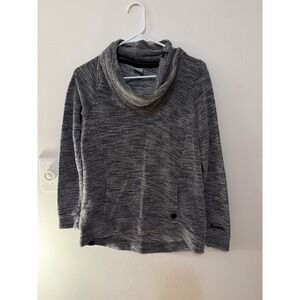 Bench Women's‎ Size M Gray Cowl Neck Pullover Long Sleeve Sweatshirt Casual